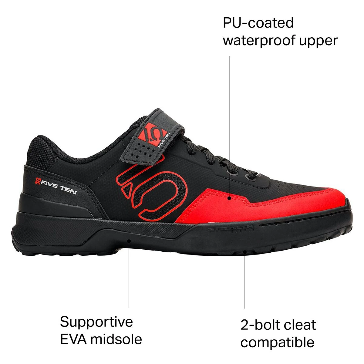 Wholesale π Five Ten Mountain Bike Shoes Kestrel Lace Up Cycling Shoe Men's π 2 Wholesale π Five Ten Mountain Bike Shoes Kestrel Lace Up Cycling Shoe Men's π - Image 2