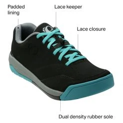 Best deal ❤️ PEARL iZUMi Flat Pedal Shoes X Alp Flow Cycling Shoe Women's 👍 -Bike Footwear Sales 2022 BLA D4 55