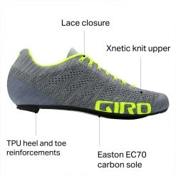 Discount ❤️ Giro Road Bike 🎁 Shoes Empire E70 Knit Cycling Shoe Men's ❤️ -Bike Footwear Sales 2022 GREHEAYL D3