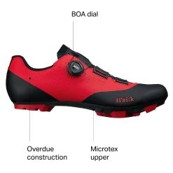 Wholesale 🛒 Fi'zi:k Mountain Bike Shoes Vento X3 Overcurve Cycling 🔔 Shoe ✔️ -Bike Footwear Sales 2022 RED D6 3